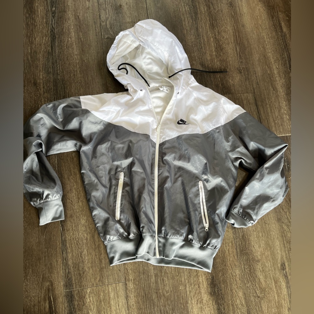 Nike Silver And Gray Windrunner Jacket - image 1